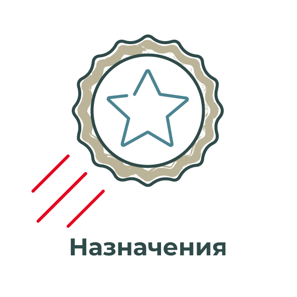 Назначения
